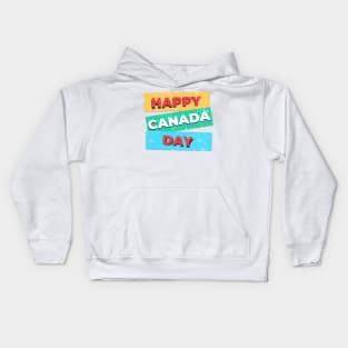 Happy Canda Day Kids Hoodie